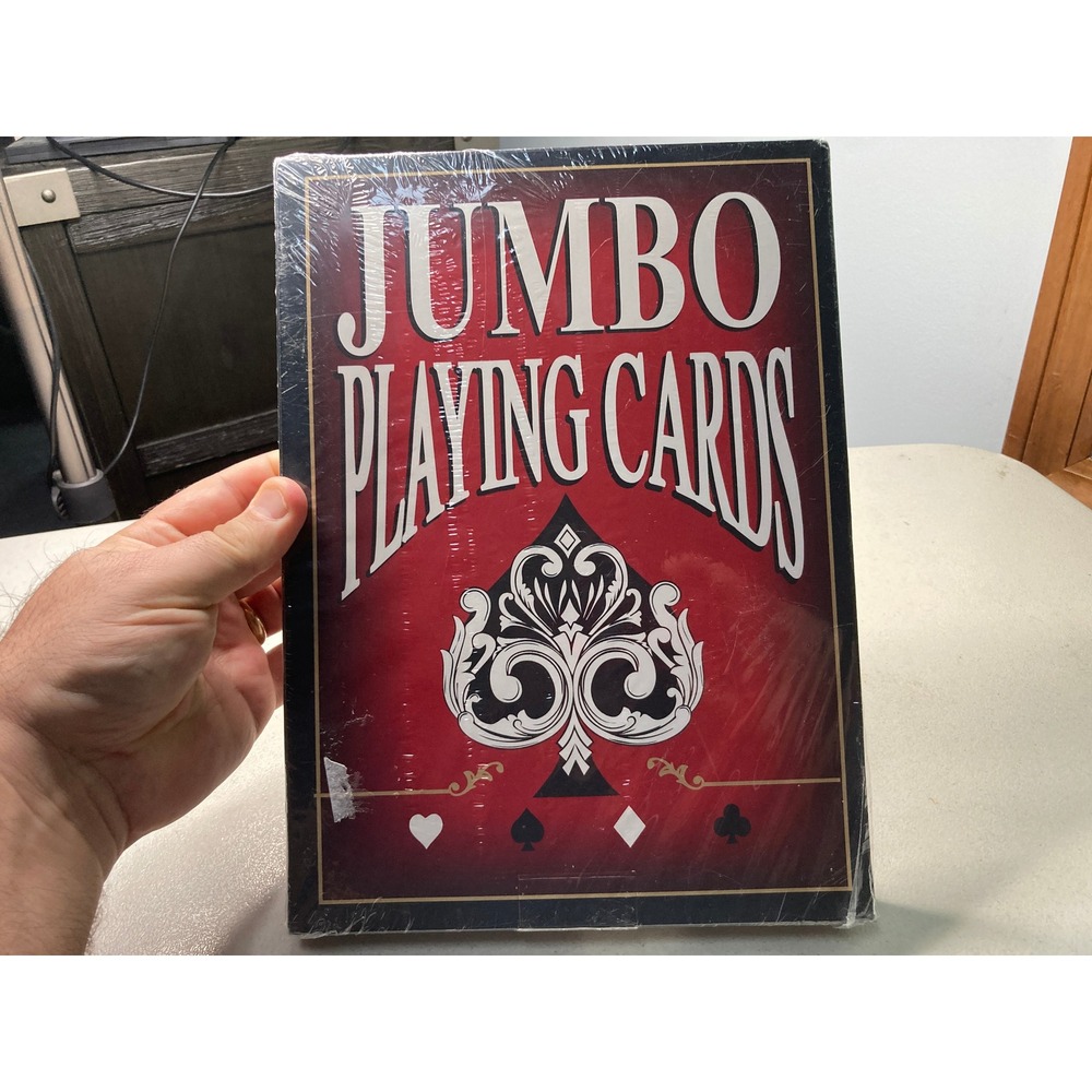 Samsonico USA Jumbo Playing Cards Oversized Novelty Deck Factory Sealed 36214